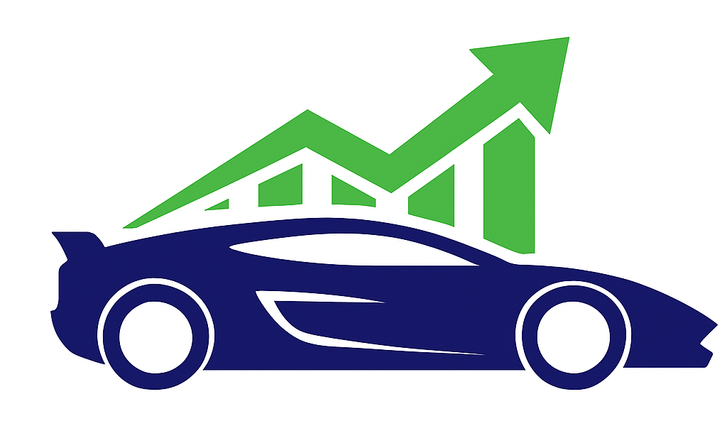 mydriveROI - Voiture de sport avec graphique de croissance